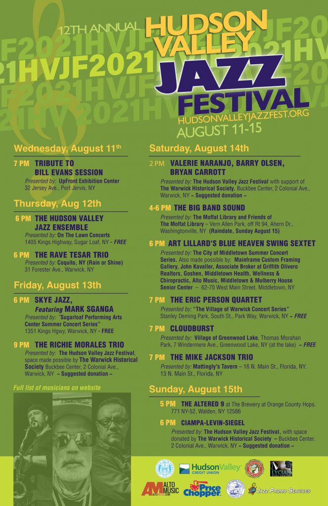 Hudson Valley Jazz Fest Promoting Jazz in the Hudson Valley